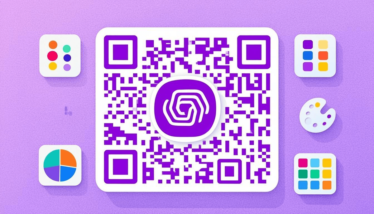 Custom QR code design options — dot styles, colors, gradients, logo, and frames
