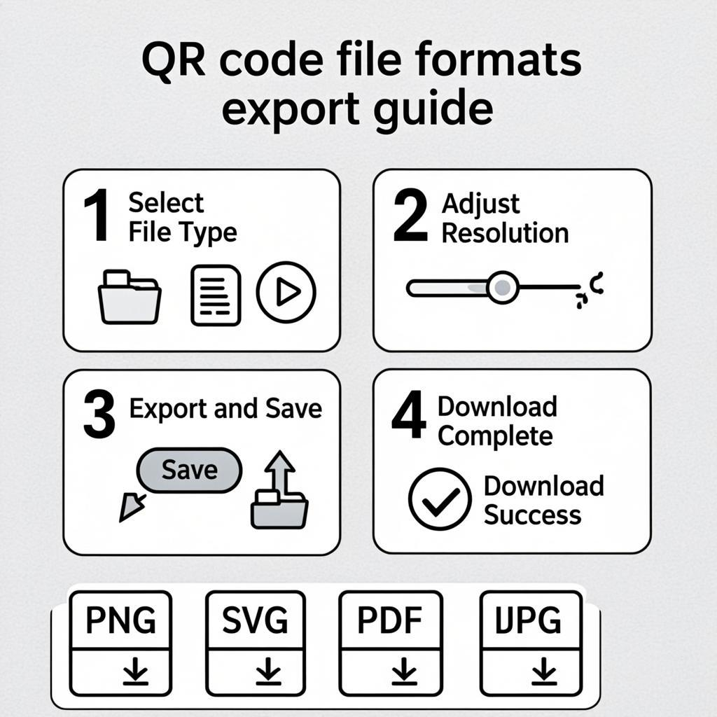 qr code file formats — step by step tutorial guide