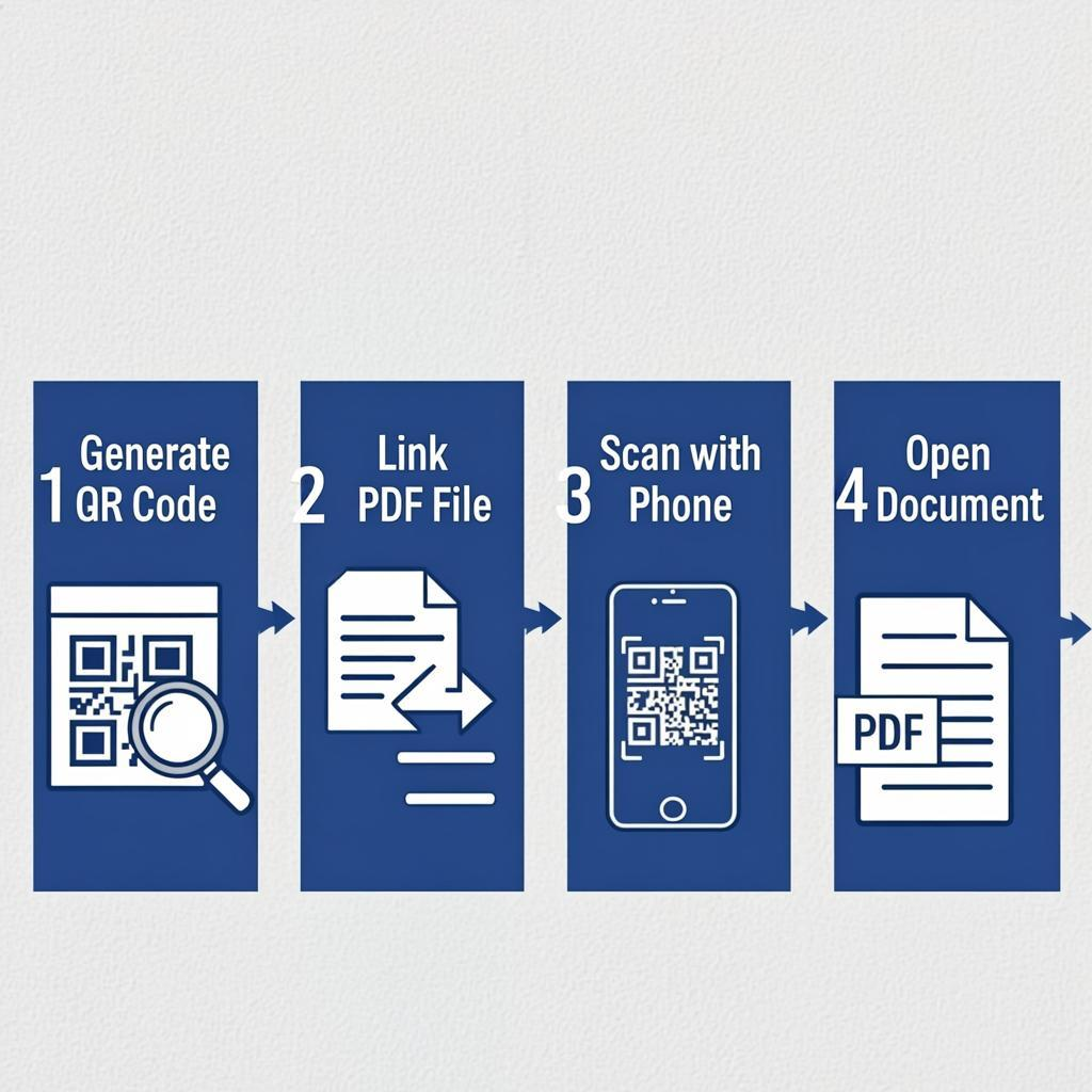 How to make a QR code for a PDF — upload, get link, generate QR code, customize, test, print