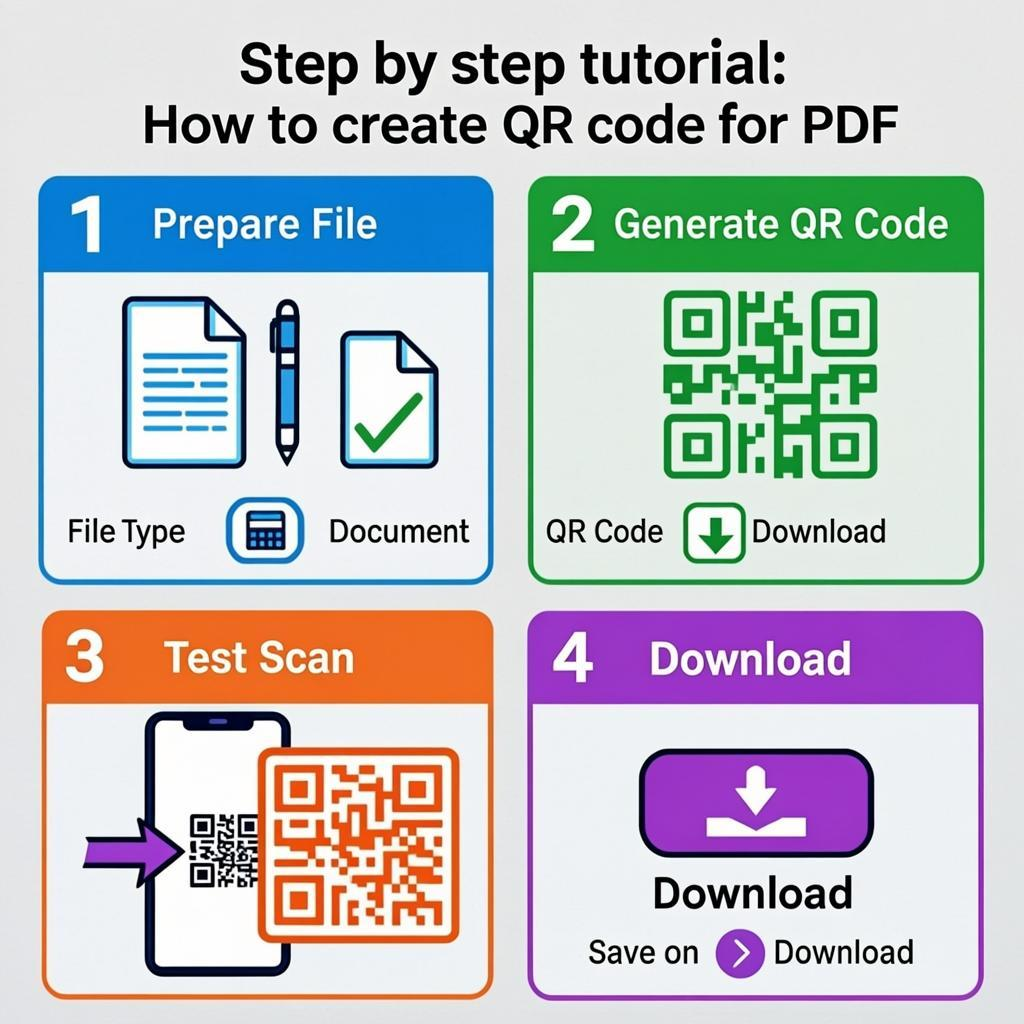 qr code for pdf — step by step tutorial guide