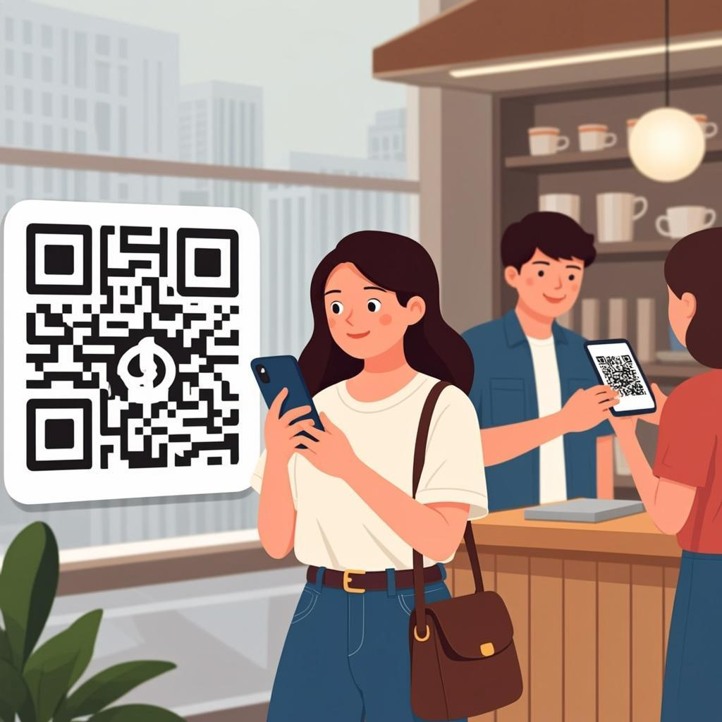 qr code with logo — practical use case example